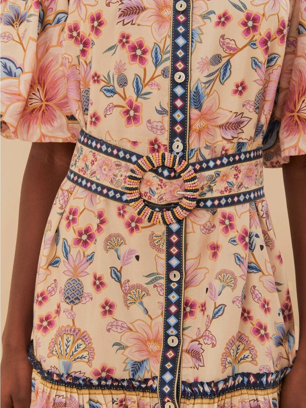 Farm Rio Superbloom Tapestry Mini Dress NWT - Picture 4 of 9